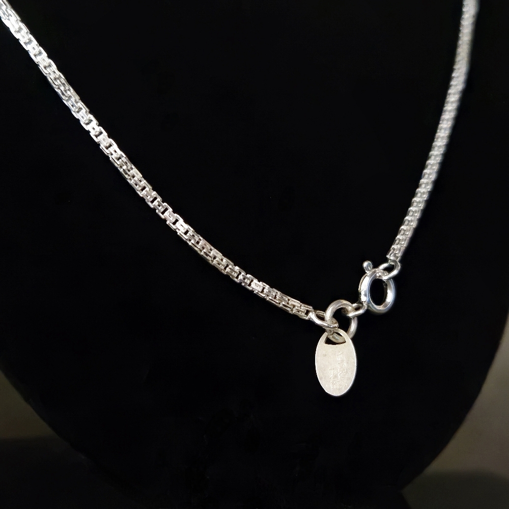 Nicky Butler Sterling Silver 925 Box Chain Designer Signed NB Necklace 24" NWT - Picture 14 of 16